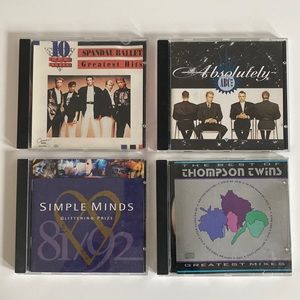 Lot of 4 Awesome 80’s music CD’s